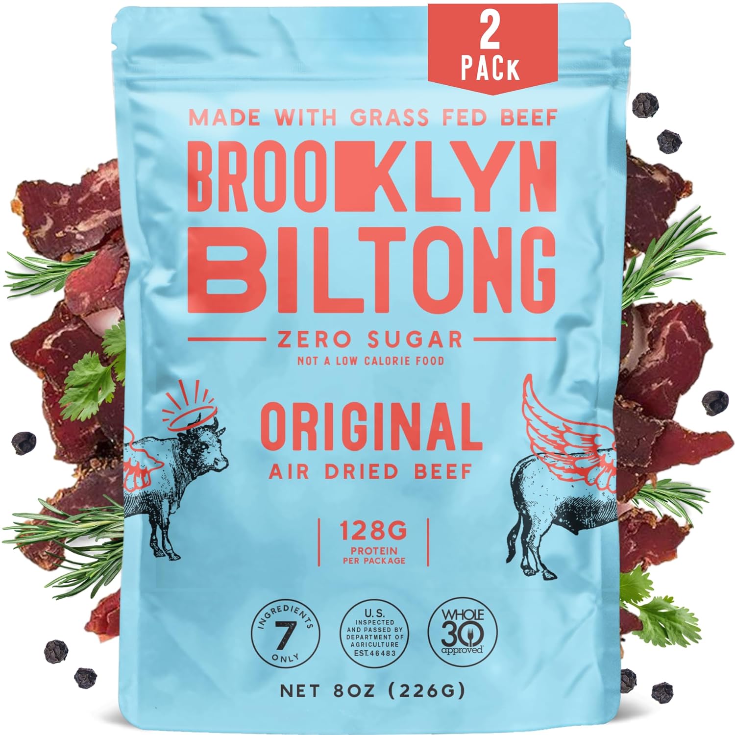 Brooklyn Biltong - Air Dried Grass Fed Beef Snack